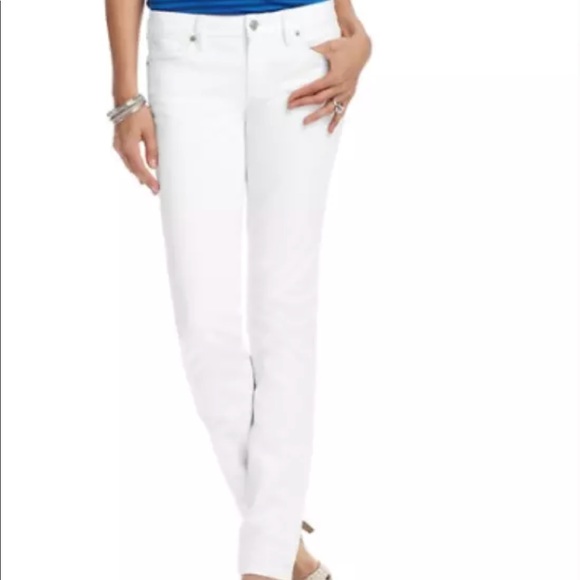 ann taylor loft white jeans